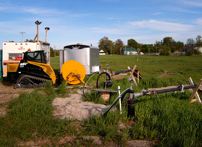 Simultaneous flow test