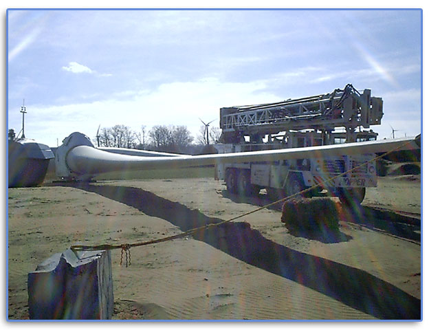 Industrial well drilling site