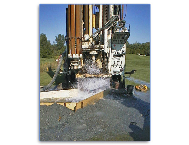 Drilling a commercial supply well