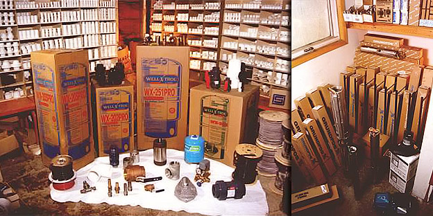 Stocked parts and equipment inventory